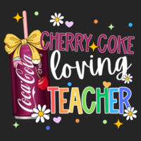Cherry Coke Loving Teacher 99-216 - Adult Cooling Performance Long Sleeve Tee Design