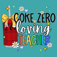 Coke Zero Loving Teacher 99-152 - Adult Cooling Performance Long Sleeve Tee Design