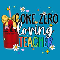 Coke Zero Loving Teacher 99-152 - Heavy Blend Crewneck Sweatshirt Design
