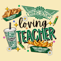 Wingstop Loving Teacher 99-218 - Adult Cooling Performance Long Sleeve Tee Design