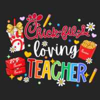 Chick Fil A Loving Teacher 99-219 - Adult Cooling Performance Short Sleeve Tee Design