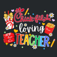 Chick Fil A Loving Teacher 99-219 - Heavy Blend Crewneck Sweatshirt Design