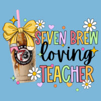 7Brew Loving Teacher 99-126 - Adult Softstyle ® T Shirt Design
