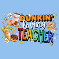 Dunkin' Loving Teacher 99-221 - Adult Cooling Performance Short Sleeve Tee Design