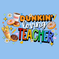 Dunkin' Loving Teacher 99-221 - Adult Cooling Performance Short Sleeve Tee Design