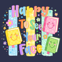 Happy To See Your Face 84-029 - Heavy Blend Crewneck Sweatshirt Design