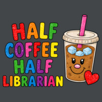 Half Coffee Half Librarian 84-030 - Adult Cooling Performance Long Sleeve Tee Design