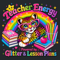 Teacher Energy  - LF Headband Bundle - Adult Softstyle ® T Shirt - Adult Softstyle ® T Shirt Design