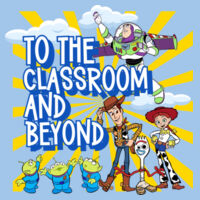 To The Classroom and Beyond 99-194 - Heavy Blend Crewneck Sweatshirt Design