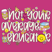 Not Your Average Educator 99-150 - Adult Cooling Performance Long Sleeve Tee Design