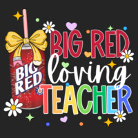 Big Red Loving Teacher 99-153 - Adult Cooling Performance Long Sleeve Tee Design