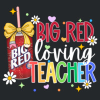 Big Red Loving Teacher 99-153 - Adult Softstyle ® T Shirt Design