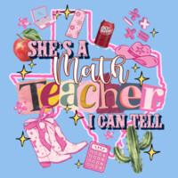 She's a Math Teacher Dr. Pepper 83-002 - Adult Cooling Performance Short Sleeve Tee Design