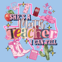 She's a Math Teacher Dr. Pepper 83-002 - Heavy Blend Crewneck Sweatshirt Design