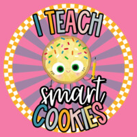 I Teach Smart Cookie 88-000 - Adult Softstyle ® T Shirt Design