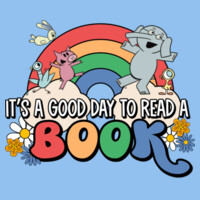 It's a Good Day to Read a Book 88-006 - Adult Cooling Performance Short Sleeve Tee Design