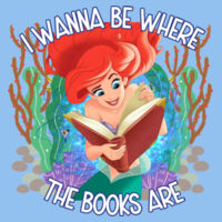 I Wanna Be Where the Books Are 88-011 - Adult Cooling Performance Long Sleeve Tee Design