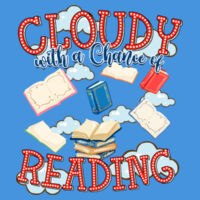 Cloudy with a Chance of Reading 88-013 - Adult Cooling Performance Long Sleeve Tee Design