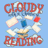 Cloudy with a Chance of Reading 88-013 - Adult Cooling Performance Short Sleeve Tee Design