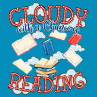 Cloudy with a Chance of Reading 88-013 - Adult Softstyle ® T Shirt Design