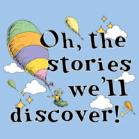 Oh, the Stories We'll Discover! 88-014 - Heavy Blend Crewneck Sweatshirt Design
