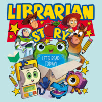 Librarian Story 84-032 - Adult Cooling Performance Long Sleeve Tee Design