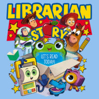Librarian Story 84-032 - Adult Cooling Performance Short Sleeve Tee Design