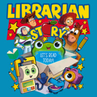 Librarian Story 84-032 - Heavy Blend Crewneck Sweatshirt Design