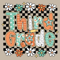 Third Grade Groovy 89-001 - Heavy Blend Crewneck Sweatshirt Design