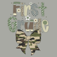 First Grade Camo 89-002 - Youth Heavy Cotton 100% Cotton T Shirt Design