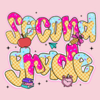 Second Grade Ice Cream 89-008 - Adult Softstyle ® T Shirt Design