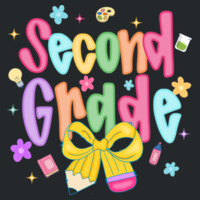 Second Grade Bow 89-014 - Heavy Blend Crewneck Sweatshirt Design
