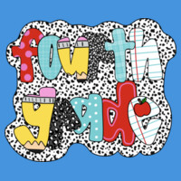 Fourth Grade Polka Dots 89-021 - Youth Cooling Performance Short Sleeve Tee Design