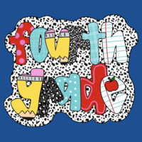 Fourth Grade Polka Dots 89-021 - Adult Softstyle ® T Shirt Design