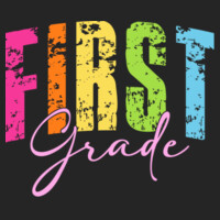 First Grade Letters 89-023 - Adult Cooling Performance Long Sleeve Tee Design