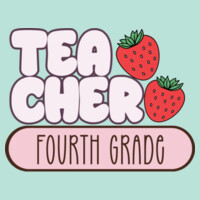 Teacher Strawberries Fourth Grade 89-121 - Adult Cooling Performance Short Sleeve Tee Design