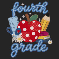 Fourth Grade Faux Patches 89-120 - Adult Cooling Performance Long Sleeve Tee Design