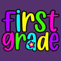 First Grade Bright Colors 89-037 - Youth Heavy Cotton 100% Cotton T Shirt Design
