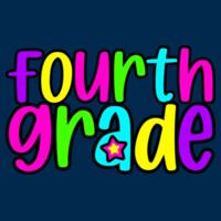 Fourth Grade Bright Colors 89-038 - Adult Cooling Performance Short Sleeve Tee Design