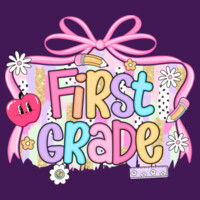 First Grade Coquette Apple 89-045 - Youth Cooling Performance Short Sleeve Tee Design