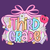 Third Grade Coquette Apple 89-047 - Heavy Blend Crewneck Sweatshirt Design