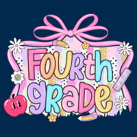 Fourth Grade Coquette Apple 89-048 - Adult Cooling Performance Long Sleeve Tee Design