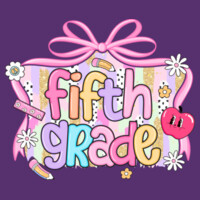 Fifth Grade Coquette Apple 89-049 - Youth Heavy Cotton 100% Cotton T Shirt Design