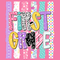 First Grade Preppy 89-062 - Adult Softstyle ® T Shirt Design