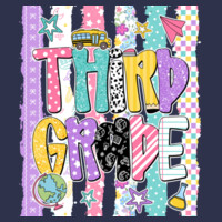 Third Grade Preppy 89-064 - Adult Softstyle ® T Shirt Design