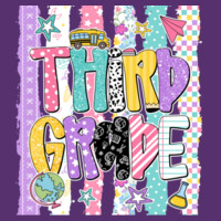 Third Grade Preppy 89-064 - Youth Heavy Cotton 100% Cotton T Shirt Design