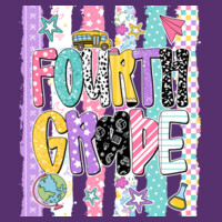 Fourth Grade Preppy 89-065 - Heavy Blend Crewneck Sweatshirt Design