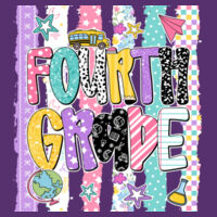 Fourth Grade Preppy 89-065 - Youth Heavy Cotton 100% Cotton T Shirt Design