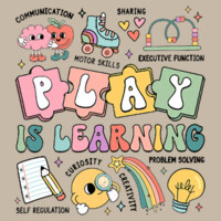 Play is Learning 99-163 - Adult Softstyle ® T Shirt Design