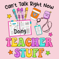 Doing Teacher Stuff  99-164 - Heavy Blend Crewneck Sweatshirt Design